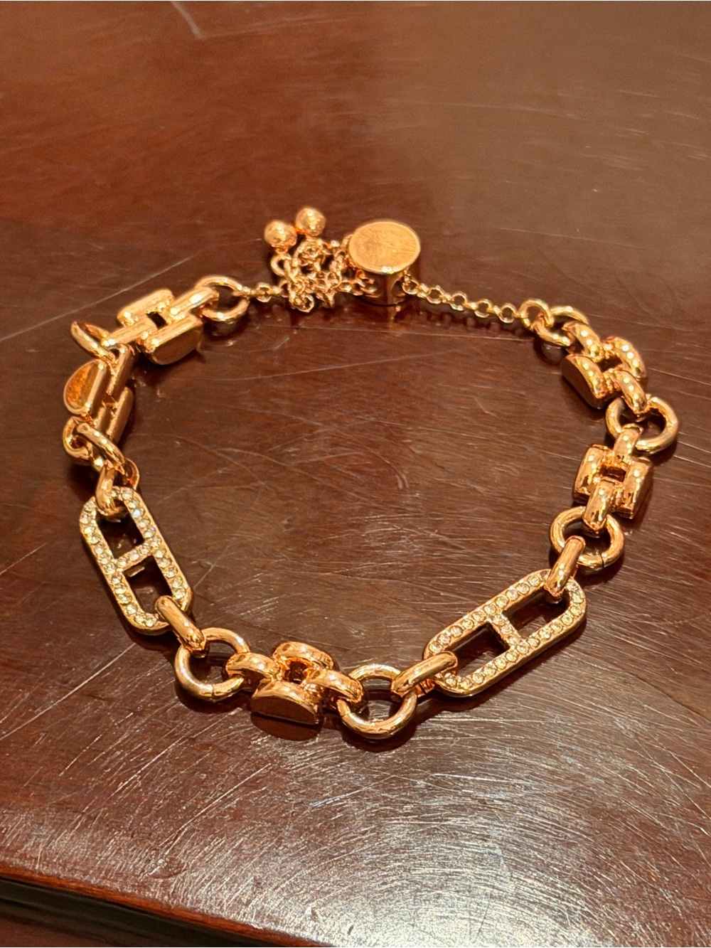 Bomb Party NWT ChristmasTree Gold and Gray Beaded Bracelet Stack! - Picture 9 of 9